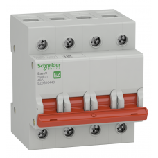 EZ9S16440 - Выключатель нагрузки Easy9, 4P Ith-40 A, Ue-400 В АС, Schneider Electric