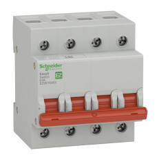 EZ9S16463 - Выключатель нагрузки Easy9, 4P Ith-63 A, Ue-400 В АС, Schneider Electric