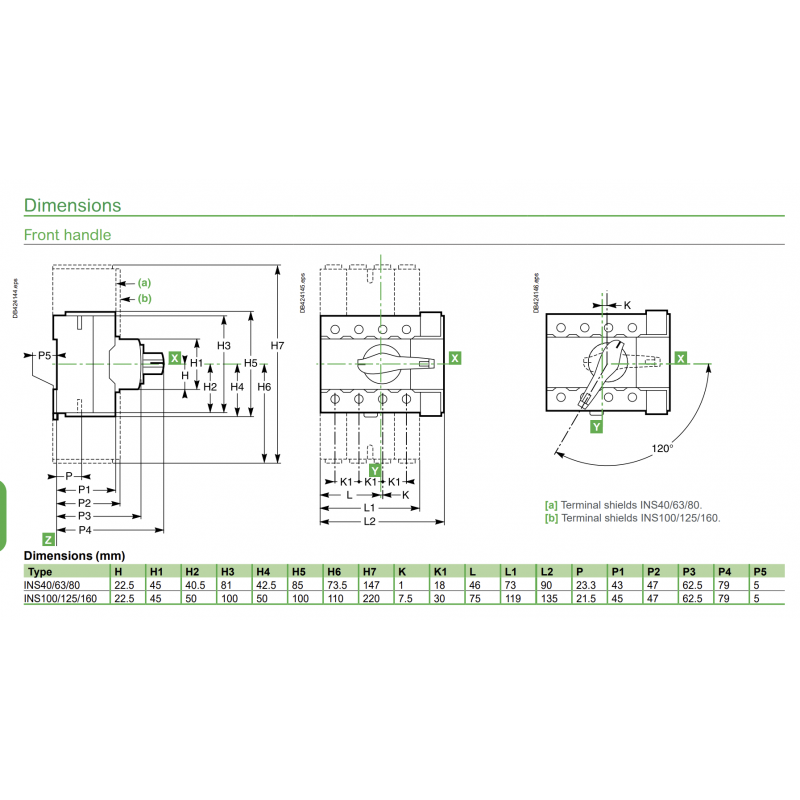 28908 - Выключатель нагрузки INS100, 3P Ith-100 A, Schneider Electric