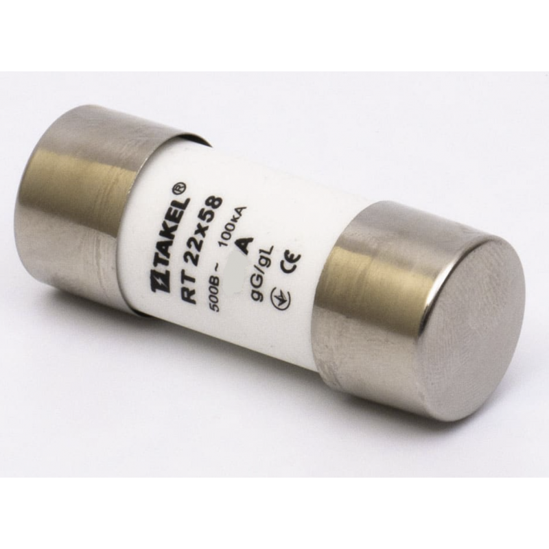510671 - Предохранитель RT, 80 A, 22×58 мм, gG, 500 В AC, TAKEL