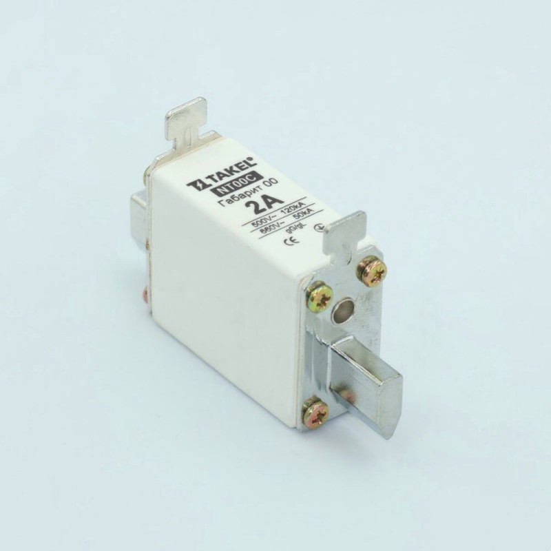 510510 - Предохранитель ножевой 2 A, NH-00C, gG, 660В AC, TAKEL