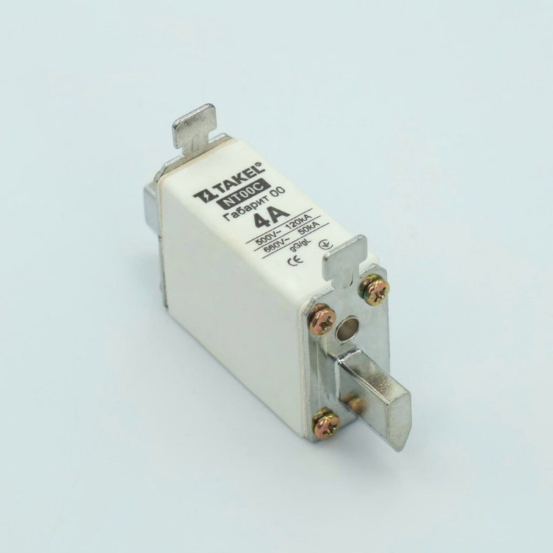 510511 - Предохранитель ножевой 4 A, NH-00C, gG, 660В AC, TAKEL