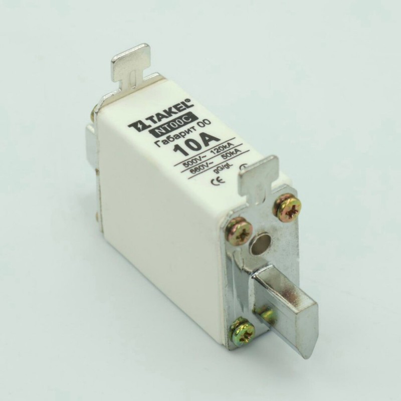 510514 - Предохранитель ножевой 10 A, NH-00C, gG, 660В AC, TAKEL