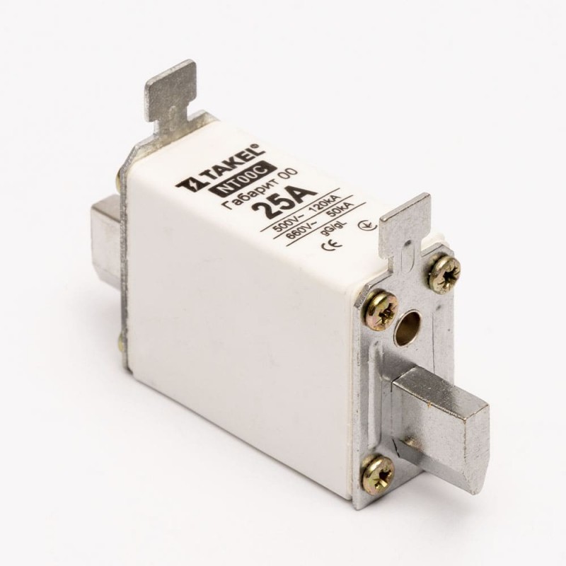 510518 - Предохранитель ножевой 25 A, NH-00C, gG, 660В AC, TAKEL