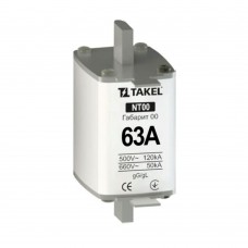 510540 - Предохранитель ножевой 63 A, NH-00, gG, 660В AC, TAKEL