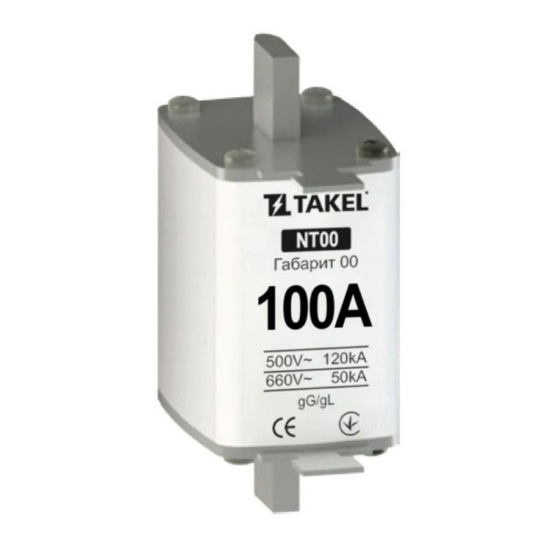510542 - Предохранитель ножевой 100 A, NH-00, gG, 660В AC, TAKEL