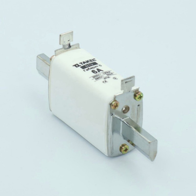 510548 - Предохранитель ножевой 6 A, NH-00, gG, 660В AC, TAKEL
