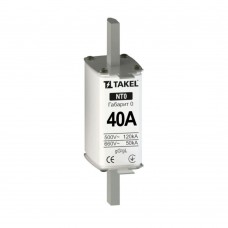 510556 - Предохранитель ножевой 40 A, NH-0, gG, 660В AC, TAKEL