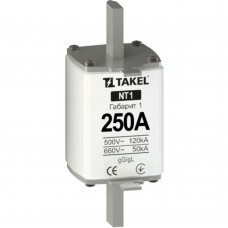 510572 - Предохранитель ножевой 250 A, NH-1, gG, 660В AC, TAKEL