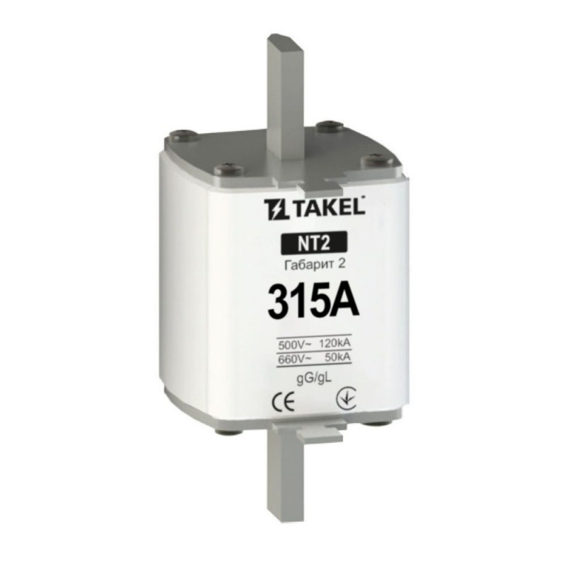 510583 - Предохранитель ножевой 315 A, NH-2, gG, 660В AC, TAKEL