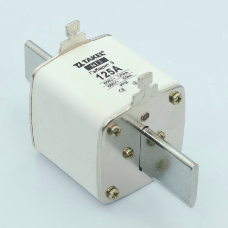 510587 - Предохранитель ножевой 125 A, NH-3, gG, 660В AC, TAKEL