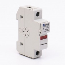 510612 - Держатель цилиндрического предохранителя RT18-20X, 1P, 20 A, 8.5×31.5 мм, 690 В AC, индикация, TAKEL