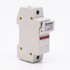 510620 - Держатель цилиндрического предохранителя RT18-63X, 1P, 63 A, 14×51 мм, 690 В AC, индикация, TAKEL
