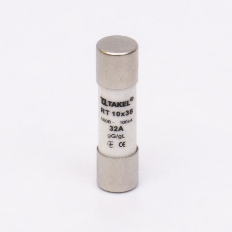 510646 - Предохранитель RT, 32 A, 10×38 мм, gG, 500 В AC, TAKEL