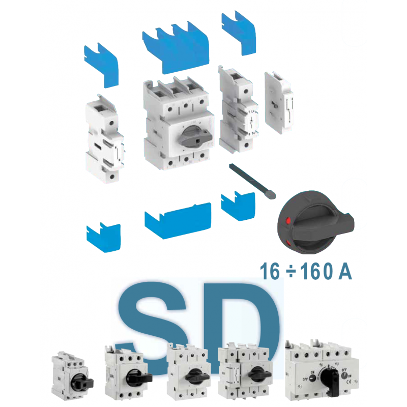Клеммная крышка 3P для SD1, Technoelectric (19424)