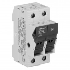 31111 - Разъединитель под предохранитель AMBUS, 1P+N Ie-32 A, 10×38 мм, Wöhner