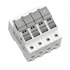 31114 - Разъединитель под предохранитель AMBUS, 3P+N Ie-32 A, 10×38 мм, Wöhner