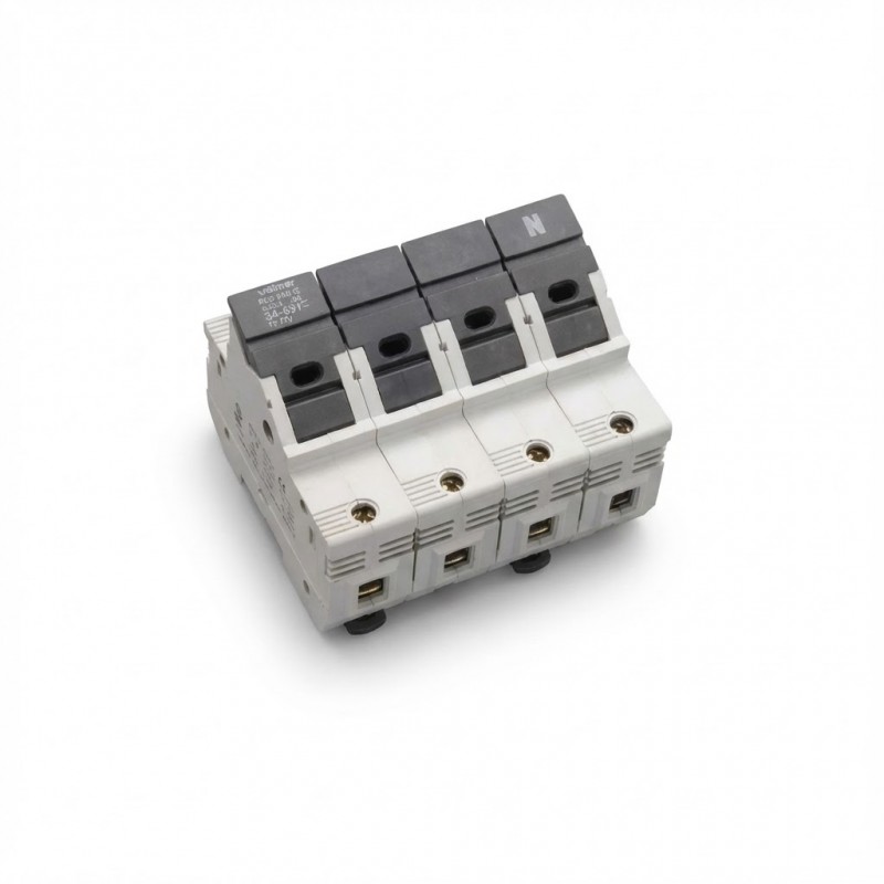 31119 - Разъединитель под предохранитель AMBUS, 3P+N Ie-50 A, 14×51 мм, Wöhner