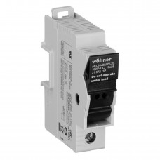 31572 - Разъединитель под предохранитель AMBUS EasyLiner, 1P Ie-30 A, 10×38 мм, шина 20×5/10 мм, 1000 V DC, Wöhner