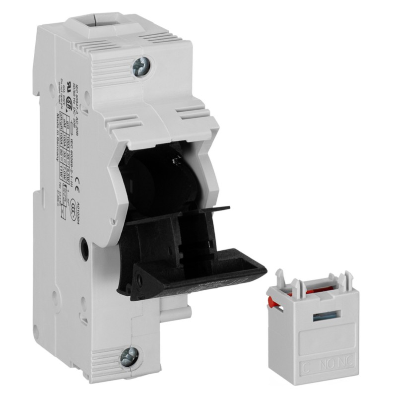 31120 - Разъединитель под предохранитель AMBUS, 1P Ie-100 A, 22×58 мм, Wöhner