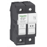 DF101N- Разъединитель под предохранитель TeSys DF, 1P+N Ie-32A, 10×38 мм, Schneider Electric