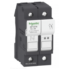 DF101N- Разъединитель под предохранитель TeSys DF, 1P+N Ie-32A, 10×38 мм, Schneider Electric