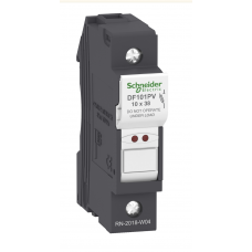 DF101PV- Держатель предохранителя TeSys DF, 1P, 10×38 мм, 1000B AC/DC, Schneider Electric