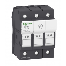 DF103- Разъединитель под предохранитель TeSys DF, 3P Ie-32A, 10×38 мм, Schneider Electric