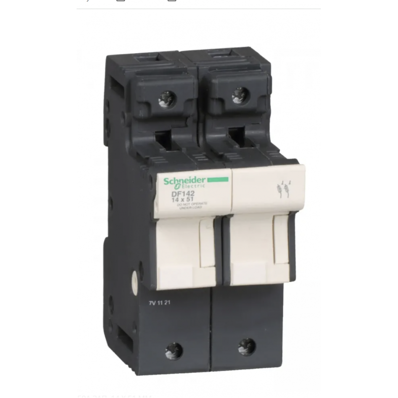DF142- Разъединитель под предохранитель TeSys DF, 2P Ie-50A, 14×51 мм, Schneider Electric