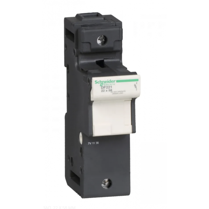 DF221- Разъединитель под предохранитель TeSys DF, 1P Ie-125A, 22×58 мм, Schneider Electric