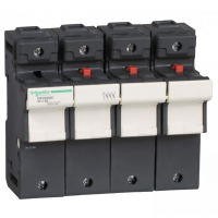 DF223NC- Разъединитель под предохранитель TeSys DF, 3P+N Ie-125A, 22×58 мм, с доп. контактами, Schneider Electric