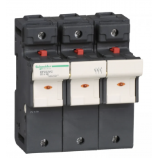 DF223VC- Разъединитель под предохранитель TeSys DF, 3P Ie-125A, 22×58 мм, с индикацией и доп. контактами, Schneider Electric