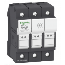 DFCC3 - Держатель предохранителя TeSys DF, 3P Ie-30A, тип Class CC, Schneider Electric