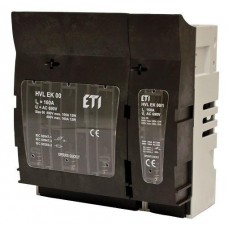 1701430 - Горизонтальный блок рубильник на панель HVL EK, 4P, Ie-160 A, NH-00, M8, ETI