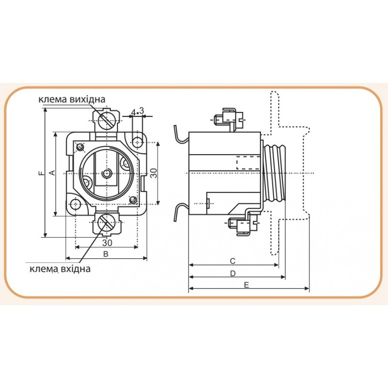 2323028 - Держатель предохранителя EZN 63+ZP, 1P, D III (E33), ETI