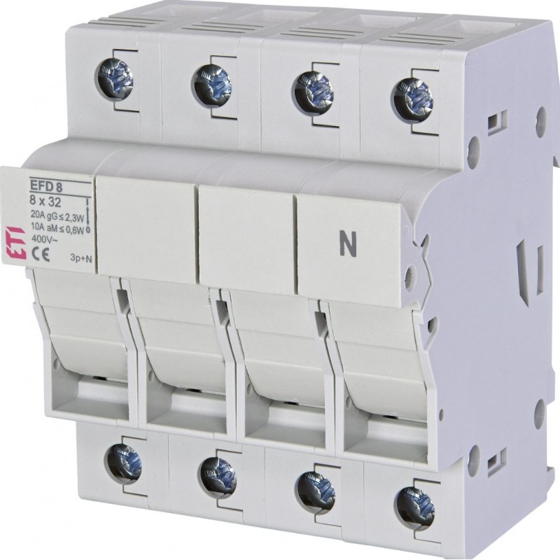 2520005 - Разъединитель EFD 8, 3P+N, Ie-20A, 8.5×31.5 мм, ETI