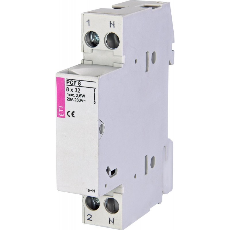 2530002 - Разъединитель PCF 8, 1P+N, Ie-20A, 8.5×31.5 мм, ETI