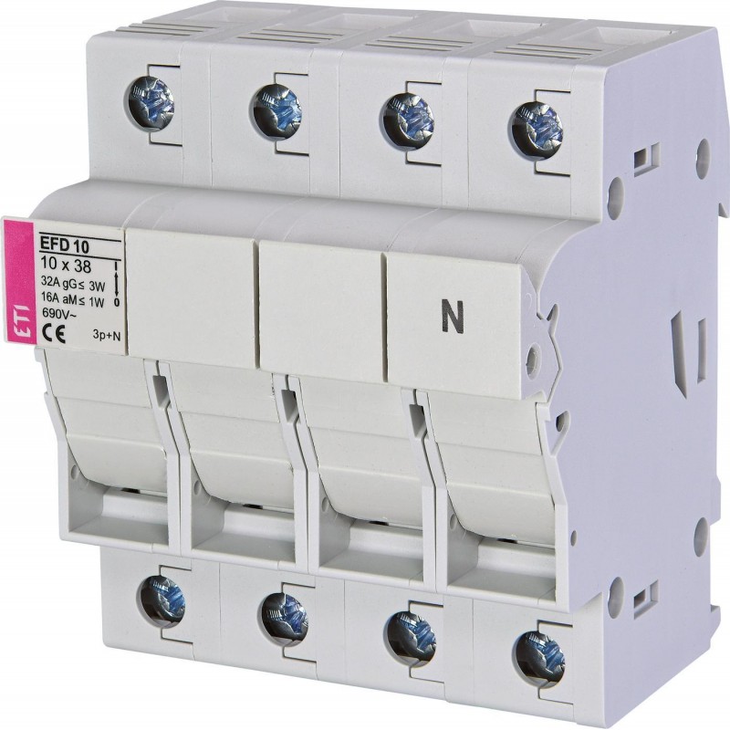 2540005 - Разъединитель EFD 10, 3P+N, Ie-32A, 10×38 мм, ETI