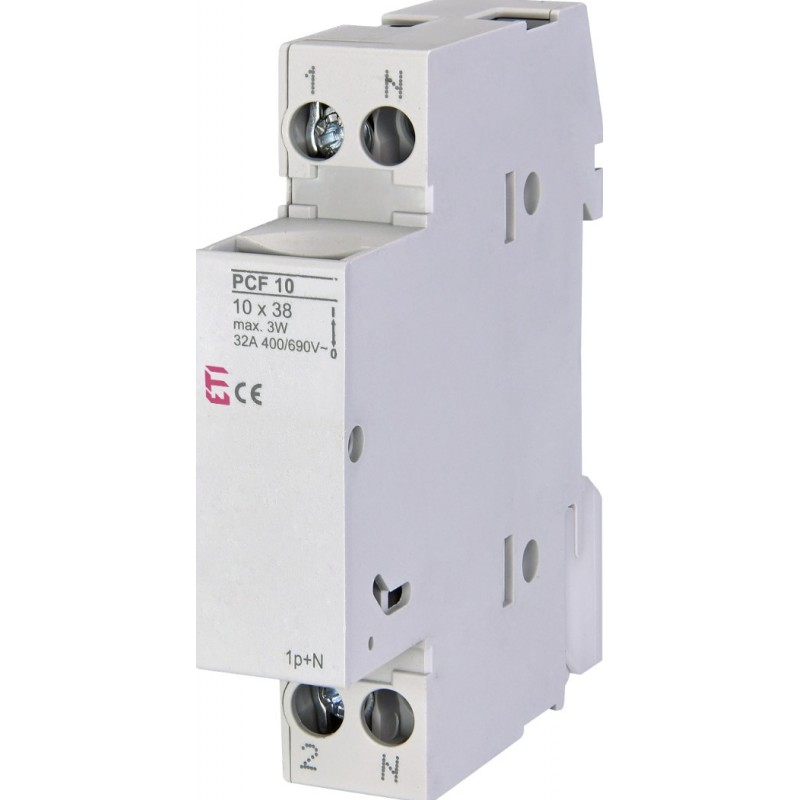 2550002 - Разъединитель PCF 10, 1P+N, Ie-32A, 10×38 мм, ETI