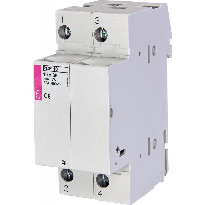 2550003 - Разъединитель PCF 10, 2P, Ie-32A, 10×38 мм, ETI