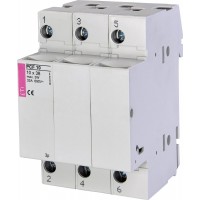 2550004 - Разъединитель PCF 10, 3P, Ie-32A, 10×38 мм, ETI