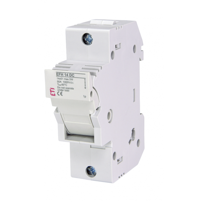 2560201 - Держатель предохранителя EFH 14, 1P, Ie-50 A, 14×51 мм, 1000 В DC, ETI