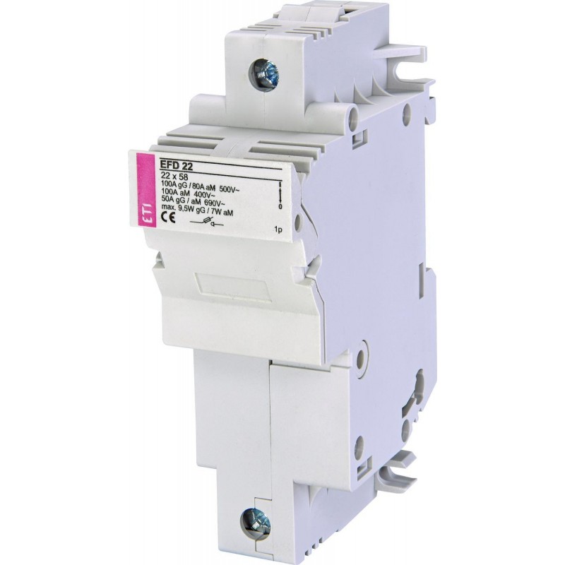 2570001 - Разъединитель EFD 22, 1P, Ie-100A, 22×58 мм, ETI