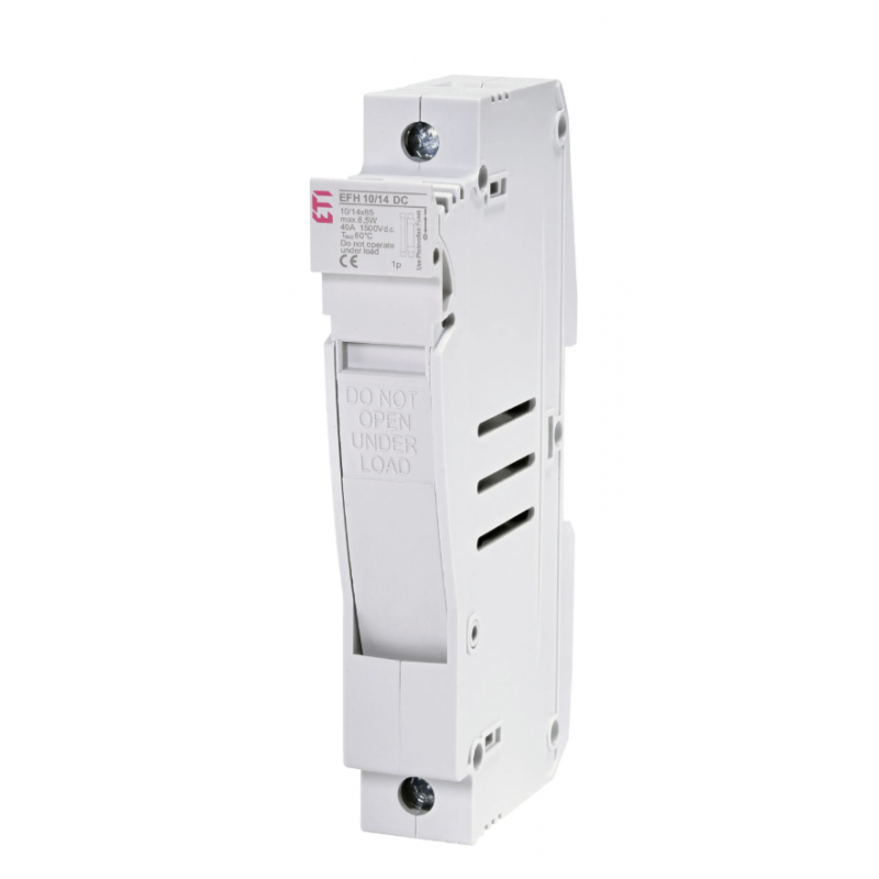 2580001 - Держатель предохранителя EFH 10/14, 1P, Ie-40 A, 10×38 / 14×51 мм, 1500 В DC, ETI
