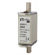 4110077 - Предохранитель ножевой Battery, 32 A, NH-000, 80 В DC, ETI