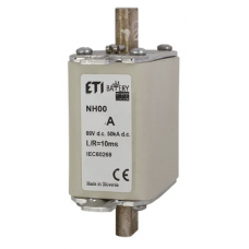4110081 - Предохранитель ножевой Battery, 80 A, NH-00, 80 В DC, ETI