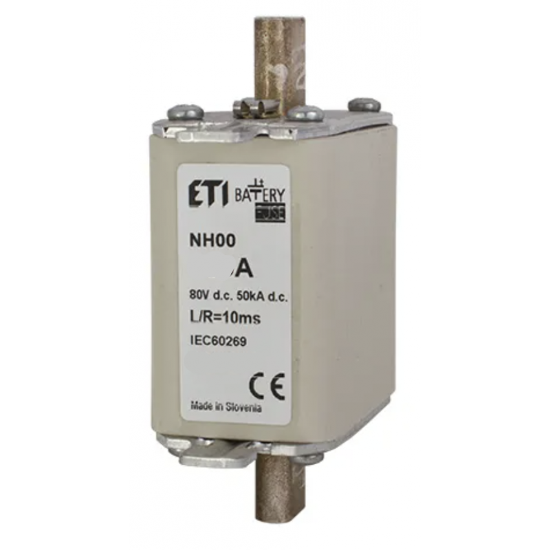4110082 - Предохранитель ножевой Battery, 100 A, NH-00, 80 В DC, ETI