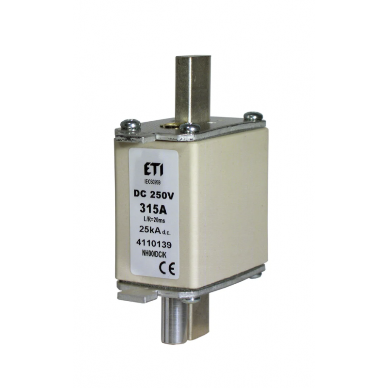 4110134 - Предохранитель ножевой 315 A, NH-00, 250 В DC, ETI
