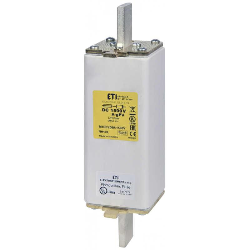 4110567 - Предохранитель ножевой 250 A, NH-2XL, gPV, 1500 В DC, ETI