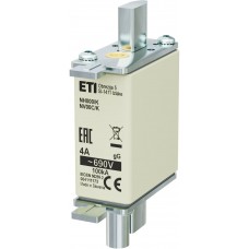 4111173 - Предохранитель ножевой с ударником 4 A, NH-000_K, gG, 690 В AC, ETI